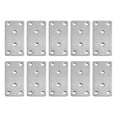 thumbnail image 4 of Chendee 10Pcs Flat Brackets 80 × 40 × 1.75Mm Flat Plates, Stainless Steel, 4 of 9
