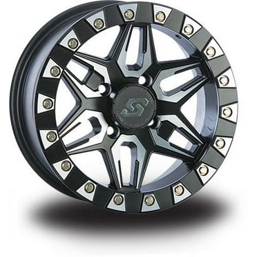 Sedona A8147056-43S Riot Wheel 14X7 4/156 4 3 ( 5Mm) Blk/Machined