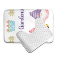 thumbnail image 6 of Yiaed Watercolor Gnome Garden Print Bathroom Mat Set 2 Pieces Mat Anti-Skid Pad Ultra Soft and Absorbent Bathroom Bath Mat Contour Bath Rugs for Toilet Base, 6 of 6