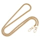 thumbnail image 1 of Correa de cadena plana de hierro, correas de cadena para bolso, cadenas para bolso, reemplazo de hombro, correas de cadena de hueso de serpiente, 1 of 6