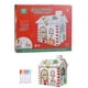 thumbnail image 1 of Casa de juegos navideña DIY, plegable y fácil de guardar. Casa para colorear para niños. Actividades familiares: colorea tus propias manualidades (6 ml)., 1 of 6