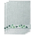 thumbnail image 2 of Samuel Lamont Poli-Dri 3-Piece Kitchen Tea Towel Set Shamrock 100% Cotton Ultra Absorbent, 2 of 4