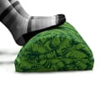 thumbnail image 5 of Exotic Foot Rest, Clutter of Banana Leaves Paradise Plantation Foliage Scene, Non-Slip Backing Adjustable Ergonomic Memory Foam Leg Support for Office, Fern Green Hunter Green, by Ambesonne, 5 of 5