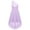 Lavender, variant on YIZYIF Kids Girls One Shoulder Chiffon Maxi Dress for Wedding Flower Girls Dress Pageant Proms Party Gown