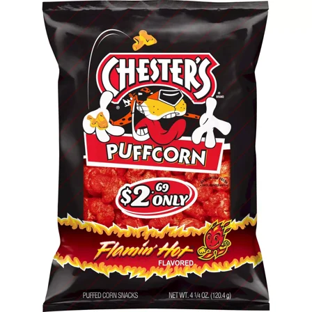Chester's Puffcorn Puffed Corn Snacks