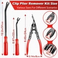 thumbnail image 2 of Kit de herramientas para retirar molduras de auto Doaho, 7 piezas, antirrayas, rojo, 2 of 8