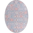thumbnail image 5 of Unique Loom Timeless Collection Area Rug - Rome (5' x 8' Oval Blue/Ivory), 5 of 6