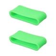 thumbnail image 1 of 2Pcs Pickleball Paddle Grip Band Elastic Badminton Table Tennis Racket Overgrip Handle Silicone Anti-slip Ring Green Ellipse, 1 of 6
