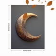thumbnail image 3 of Sparkling Crescent Moon Canvas Print Wall Art for Living Room Bedroom Dining Room Office Hallway Home Decor, 3 of 8