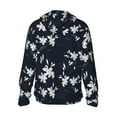 thumbnail image 3 of Daiia Lilies Flowers UPF 50+ Sun Protection Hoodie Jacket Lightweight Long Sleeve Sun Shirt for Women Men with Pocket Hiking Outdoor-Large, 3 of 9
