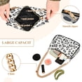 thumbnail image 2 of FORMRS Womens Shoulder Bag with Chain Strap Clutch Purse Cute Tote Handbag, Gray Leopard Pattern, 2 of 7