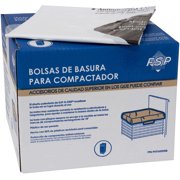 Whirlpool W10165293RB Trash Compactor, 18-Inch, 60-Pack Plastic Bags with Odor Remover
