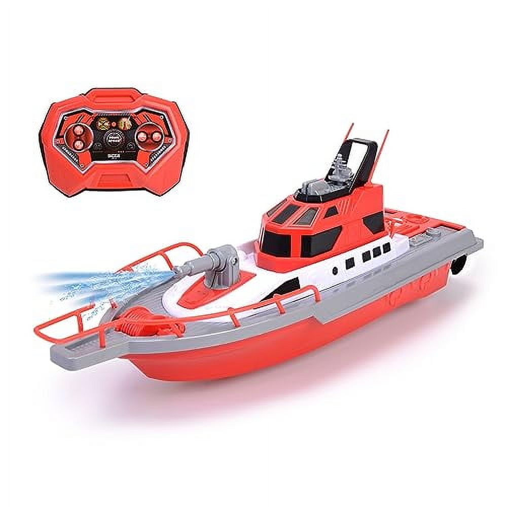 Dickie Toys - 15" RC Rescue Boat With Working Water Pump
