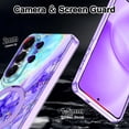 thumbnail image 6 of Casetego Magnetic for Samsung Galaxy S26 Ultra Case with Invisible Ring Stand[Compatible with MagSafe] Slim Women Girl Shockproof Marble Pattern Design Case,Purple, 6 of 9