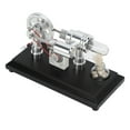 thumbnail image 4 of Modèle de Moteur Stirling Exquis - Jouet Éducatif avec LEDs Multicolores et Finition Soignée, 4 of 22