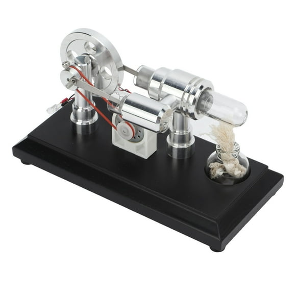 Stirling Engine Model Kit, Fine Workmanship Stirling Engine Motor Model Educational For Class Presentation For Science Projects