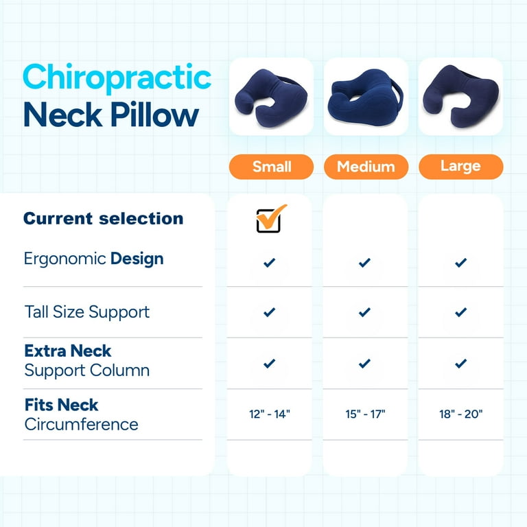 Neck Donut Travel Pillow Navy Blue