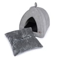 thumbnail image 2 of Casa Cama para Perro con Tapete, Tienda Interior Redonda de Peluche Suave, 2 of 7
