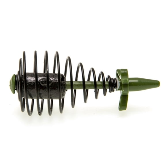 Fishing Bait Holder Spring Loaded Metal 3X1X1 in Carp Feeder for Freshwater Coarse Fishing Use