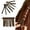brown, variant on Heatless Soft Curling Rods Headband With Octocurls Design  With Removable & Adjustable Curls Strips To Sleep Overnight