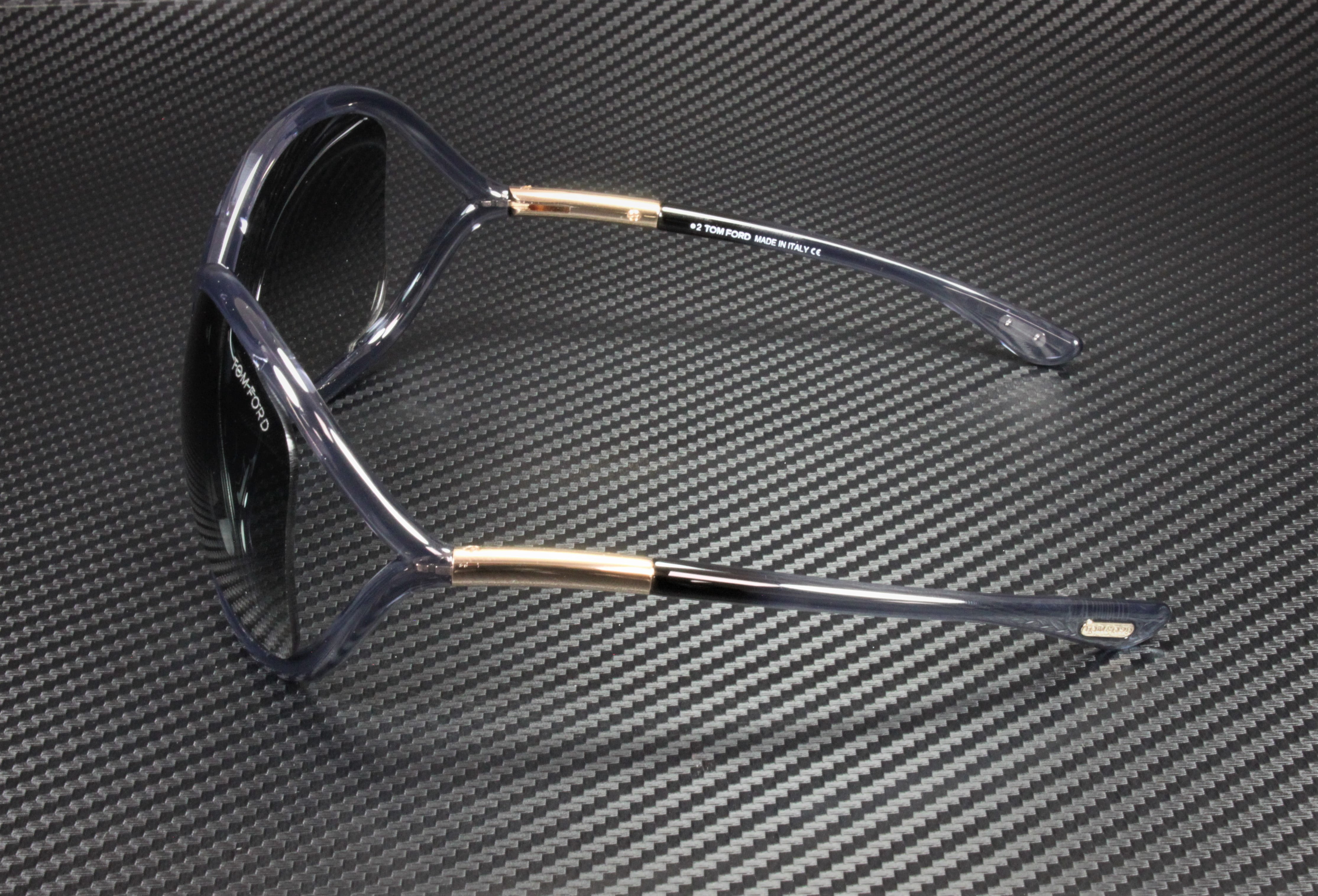Tom Ford Whitney FT0009 0B5 Butterfly Sunglasses - Transparent Grey/Smoke Tom Ford Unisex  main image 3