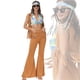 thumbnail image 5 of Disfraz de hippie rockero sexy para mujer, disfraz de hippie de discoteca, para Halloween, para adultos, para bailar, para fiesta, de los años 70 y 80, 5 of 5