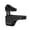 Black, variant on Tibvox Upgrades Glass Shelf Supports Adjustable Glass Bracket for Wood/Glass Shelving
