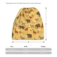thumbnail image 3 of Yiaed Cute Animals Print Multifunction Beanie Hats for Women Men Slouchy Knit Beanie Hat Winter Hat Scarf Stretch Skull Cap, 3 of 8