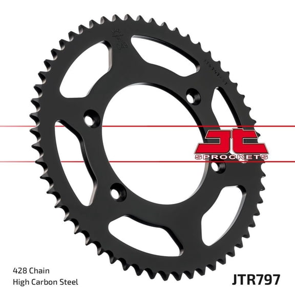 Jt Sprockets JTR797.51 Steel Rear Sprocket - 51T (Natural)