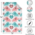 thumbnail image 3 of GZHJMY Elephant Kitchen Dish Towel Set of 1, Super Absorbent Soft Drying Cloth Tea Bar Towels, 28"x 18", 3 of 7