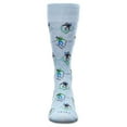 thumbnail image 3 of MeMoi Men's "Skier's Paradise" Rayon from Bamboo Blend Novelty Crew Sock - Mens - Male, 10-13, Light Blue, 3 of 6