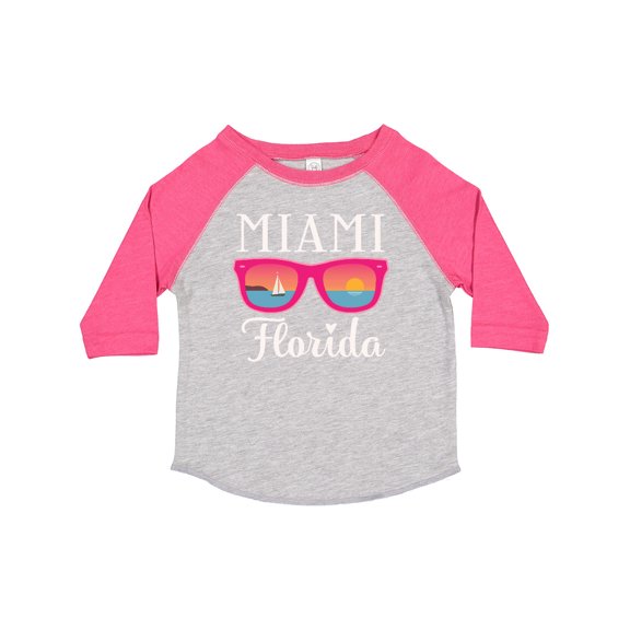 Inktastic Miami Florida Vacation Beach Trip Girls Toddler T-Shirt