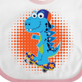 thumbnail image 4 of Inktastic Skateboard Dinosaur for Boys Boys Baby Bib, 4 of 4