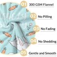 thumbnail image 3 of Bunny Blanket Gifts - 50x60 Inches Funny Throw Blanket for Girls - Blue Soft Fuzzy Plush Blankets for Bed, Couch, Sofa, 3 of 5