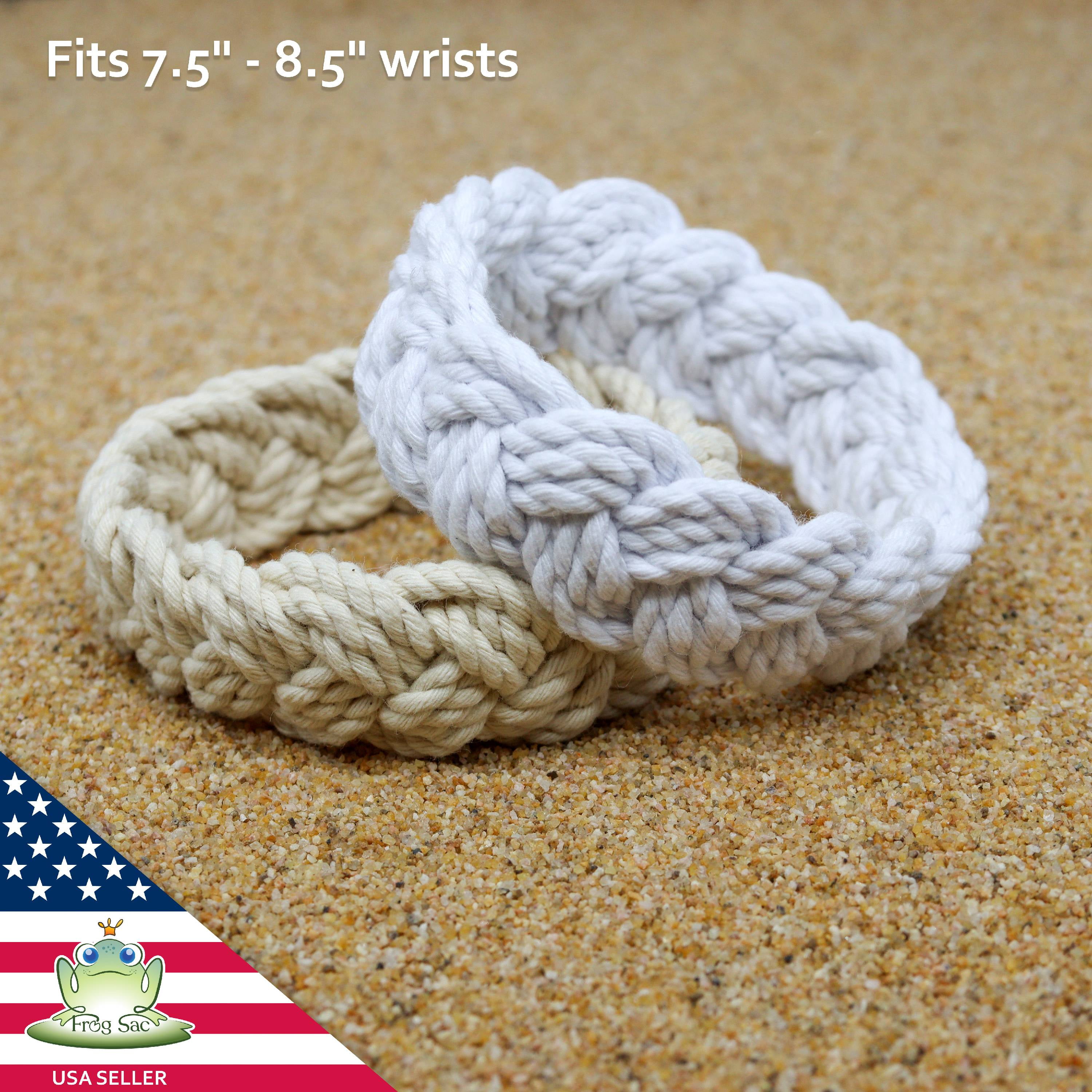 White sailor knot bracelet sale