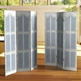 thumbnail image 6 of Oriental Furniture 6 ft. Tall Shutters Canvas Room Divider - 3 Panel, 6 of 7
