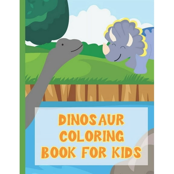 Dinosaur Coloring Book for Kids: Fun Coloring Pages for Boys and Girls - Great Gift for Children Ages 4-8 (Paperback)