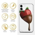 thumbnail image 4 of Case Yard iPhone-11 Case Clear Soft & Flexible TPU Ultra Low Profile Slim Fit Thin Shockproof Transparent Bumper Protective Cover Drop Protective Cell Phone Cases (Strawberry Chocolate), 4 of 8