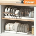 thumbnail image 6 of Pull-Out Pot & Pan Organizer Rack, Adjustable Dividers for Easy Cabinet Access, 6 of 7