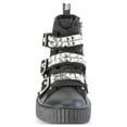 thumbnail image 2 of Demonia SNEEKER-225 Men's 1 1/2" Platform Rubber Sole High Top Buckle Straps Creeper Shoes Sneakers, 2 of 5