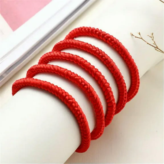 K-KED 1pcs Lucky Red Cord Bracelet Amulet Protection Knitted Rope For Man Woman-default