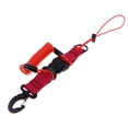 thumbnail image 2 of jinwen Scuba Diving Dive Coil Lanyard Camera Light Anti-lost Rope Line with Buckle Red, 2 of 8