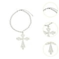 thumbnail image 6 of EHJRE Cross Necklace Fashion Costume Accessories Chunky for Party Birthday Holiday Sliver, 6 of 9