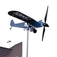 thumbnail image 2 of Airplane wind vane garden decoration Bracket model metal crafts airplane, 2 of 8