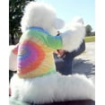 thumbnail image 2 of American Made Giant Stuffed White Gorilla 6 Foot Soft Big Plush Monkey Wears Rainbow Tie Dye T-Shirt, 2 of 11