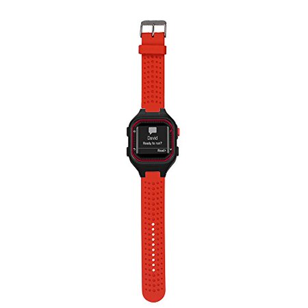 Replacement Band Compatible with Garmin Forerunner 25 GPS Running Watch Wristband Fitness