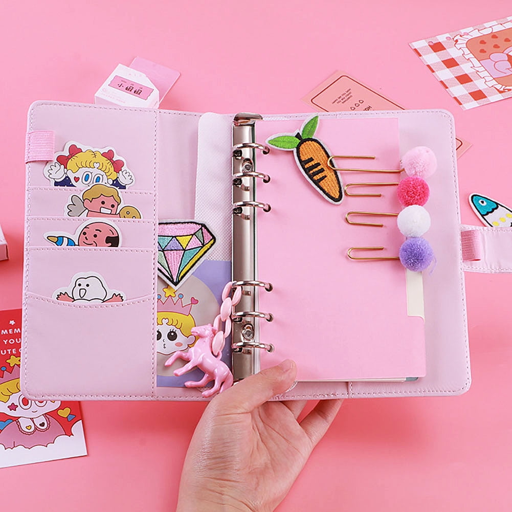 Cute Unicorn Bullet Journal A6 Diary Grid Line Planner Organizer Spiral Notebook 