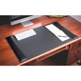 thumbnail image 3 of Dacasso Rustic Black Leather 34" x 20" Side-Rail Desk Pad, 3 of 5