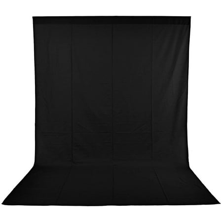 6x9 Black Photography Muslin Background Backdrop
