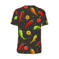 thumbnail image 3 of Rocae Chili2 for Breathable Men's Baseball T-Shirt Fashionable Casual Baseball Jersey, Moisture-wicking Sportswear XX-Large, 3 of 9